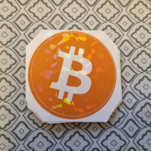 Adesivo ₿itcoin