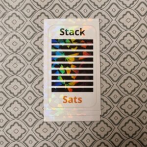 Adesivo Stack Sats