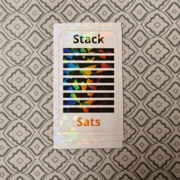 Adesivo Stack Sats
