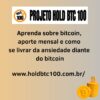 Chaveiro Hold Btc 100 - Image 3