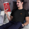 Camiseta Texugo do ₿itcoin - Preta bordada - Image 2