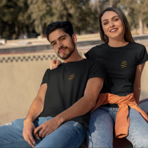Camiseta Kanji de Satoshi bordada